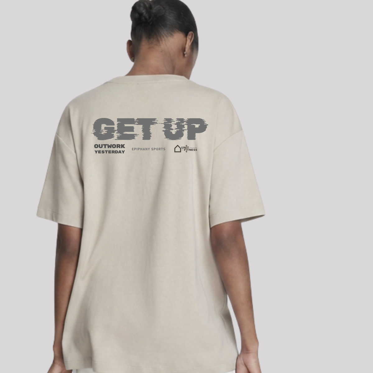 Oversized Unit Get Up & Outwork Gym T-shirt