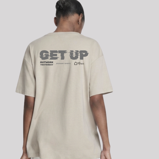 Oversized Unit Get Up & Outwork Gym T-shirt