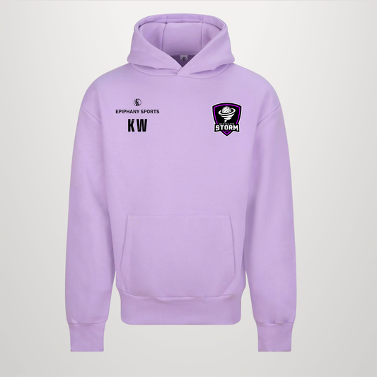 Oversized Luxury Storm Hoodie Logo & Initials